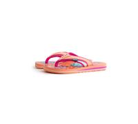 Weird Fish Women's Thurleston Printed Flip Flops in Orange | Size: 7 Weird Fish Orange 7