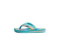 Weird Fish Women's Thurleston Printed Flip Flops in Turquoise | Size: 6 Weird Fish Turquoise 6