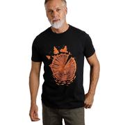 Weird Fish Woodsman Eco T-Shirt: Black: M Size: M, Colour: Black