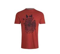 Weird Fish Woodsman Front Print Graphic T-Shirt Nut Size 3XL