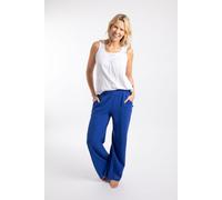 Weird Fish Zelaya Womens Double Cloth Wide Leg Trousers - - Size: 20