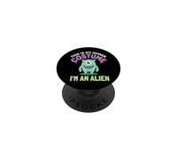 Weird Funny This is My Human Costume I'm Really an Alien PopSockets Adhesive PopGrip