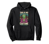 Weird Funny This is My Human Costume I'm Really an Alien Pullover Hoodie