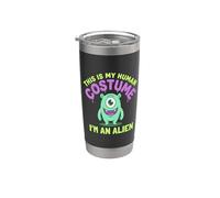 Weird Funny This is My Human Costume I'm Really an Alien Stainless Steel Insulated Tumbler