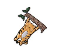 Weird Green Alien Brooch With English Lettering Green Alien Brooch Accessory For Individualistic Styles Seekers