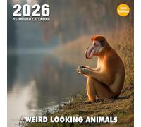 Weird Looking Animals 2026 Calendar: Odd and intriguing species from across the globe