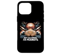 Weird Meme Not Allergic To Peanut Cursed Peanut Butter Case for iPhone 16 Pro Max