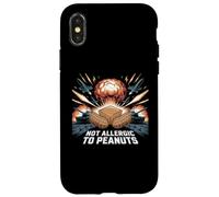 Weird Meme Not Allergic To Peanut Cursed Peanut Butter Case for iPhone X/XS