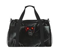 Weird Monsters and Skeletons Waterproof Weekender Bags Duffel Bag Large Carry On Hand Luggage Bags Foldable Tote Bag for Travel Sports Gym Dance