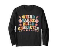 Weird Paras Build Characters Funny para Professional Long Sleeve T-Shirt