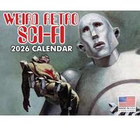 Weird Retro Sci Fi Calendar 2026 Vintage Scifi Monthly Wall Calender 12 Month | American Made In The USA