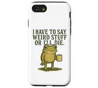 Weird Stuff Frog Retro Coffee Meme Graphic Case for iPhone SE (2020) / 7/8