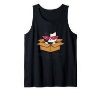 Weird Stuff Or I'll Cry Funny Cat Ironic Sarcastic Tank Top