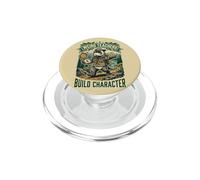 Weird Teachers Build Character Geography Earth Science PopSockets PopGrip for MagSafe