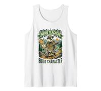 Weird Teachers Build Character Geography Earth Science Tank Top