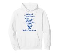 Weird Teachers Build Character Koala Bear Retro Vintage Pullover Hoodie