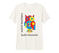 Weird Teachers Build Character Owl Cute Premium T-Shirt