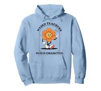 Weird Teachers Build Character Retro Funny Art Teacher Pullover Hoodie