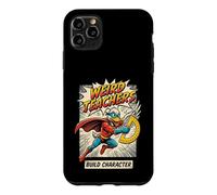 Weird Teachers Build Character Superhero Duck Comic Book Case for iPhone 11 Pro Max