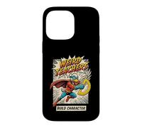 Weird Teachers Build Character Superhero Duck Comic Book Case for iPhone 14 Pro Max