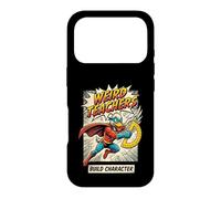 Weird Teachers Build Character Superhero Duck Comic Book Case for iPhone 17 Pro