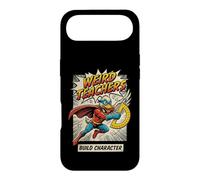 Weird Teachers Build Character Superhero Duck Comic Book Case for iPhone Air