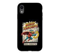 Weird Teachers Build Character Superhero Duck Comic Book Case for iPhone XR