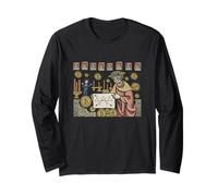 Weird Ugly Medieval Cats Long Sleeve T-Shirt