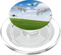 Weirdcore Aesthetic Creation Of Adam By Michelangelo Oddcore PopSockets PopGrip for MagSafe