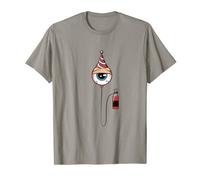 Weirdcore Aesthetic Eyeball Party Hat Sad Boy Sad Girl Alt T-Shirt