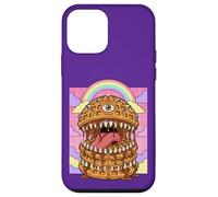 Weirdcore Aesthetic Kawaii Waffle Eyeballs Case for iPhone 12 mini