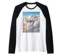Weirdcore Angel Winged Eye Liminal Space Dreamcore Raglan Baseball Tee