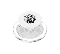 Weirdcore Cat Gothic Moon Stars PopSockets PopGrip for MagSafe
