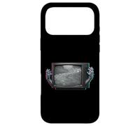 Weirdcore Glitch TV Horror Art with Trippy Analog Aesthetic Case for iPhone 17 Pro Max