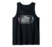 Weirdcore Glitch TV Horror Art with Trippy Analog Aesthetic Tank Top