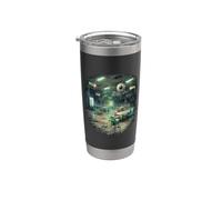 Weirdcore Liminal Space Creepy Eyeball Dreamcore Goth Stainless Steel Insulated Tumbler