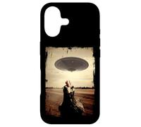Weirdcore UFO Landing Chicken Graphic Case for iPhone 17