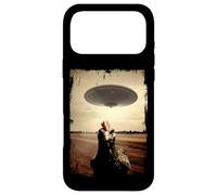 Weirdcore UFO Landing Chicken Graphic Case for iPhone 17 Pro Max