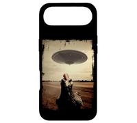Weirdcore UFO Landing Chicken Graphic Case for iPhone Air
