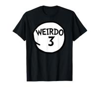 Weirdo 3 t-shirt Funny Weirdo Three Group T-shirt T-Shirt