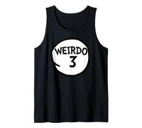 Weirdo 3 t-Shirt Funny Weirdo Three Group T-Shirt Tank Top