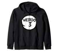 Weirdo 3 t-shirt Funny Weirdo Three Group T-shirt Zip Hoodie