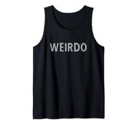 Weirdo Funny Goth Emo Punk Kid Alternative Music Tank Top