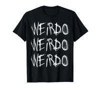 WEIRDO Punk Emo Weird Goth Heavy Metal Spooky Stay Weird T-Shirt