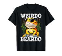 Weirdo with a Beardo, Retro Vintage Bearded Dragon T-Shirt
