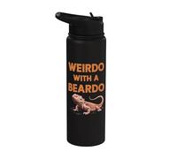 Weirdo with A Beardo Stainless Steel Insulated Water Bottle