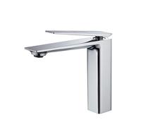 Weirun Bathroom Brass Extra Long Spout Single Handle One Hole Basin Sink Faucet Lavatory Vanity Mixer Tap Deck Mount,Chrome