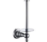 Weirun Toilet Paper Roll Holder Storage Bathroom Paper Dispenser Tissue Hanger Contemporary Style Wall Mount,Chrome