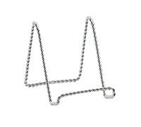 Weis 53809 Decoration Stand/Cookbook Holder 9cm, Metal, Silver, 7.5 x 7.5 x 9 cm