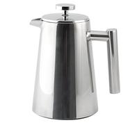 Weis Cafetière with Plunger/French Press 350 ml, Stainless Steel, Silver